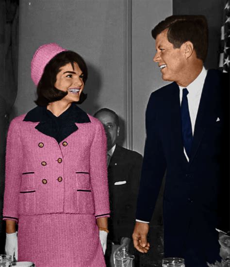 jacqueline kennedy chanel suit blood|pink jackie kennedy suit.